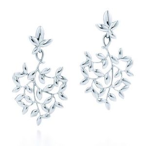 Tiffany & Co. Olive Leaf Drop Earrings!!